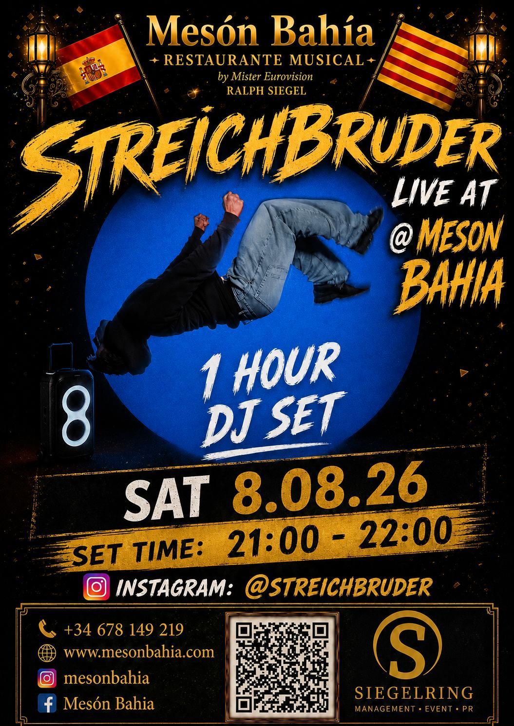 Streichbruder Live - 1 Hour DJ Set - 8. August 2026